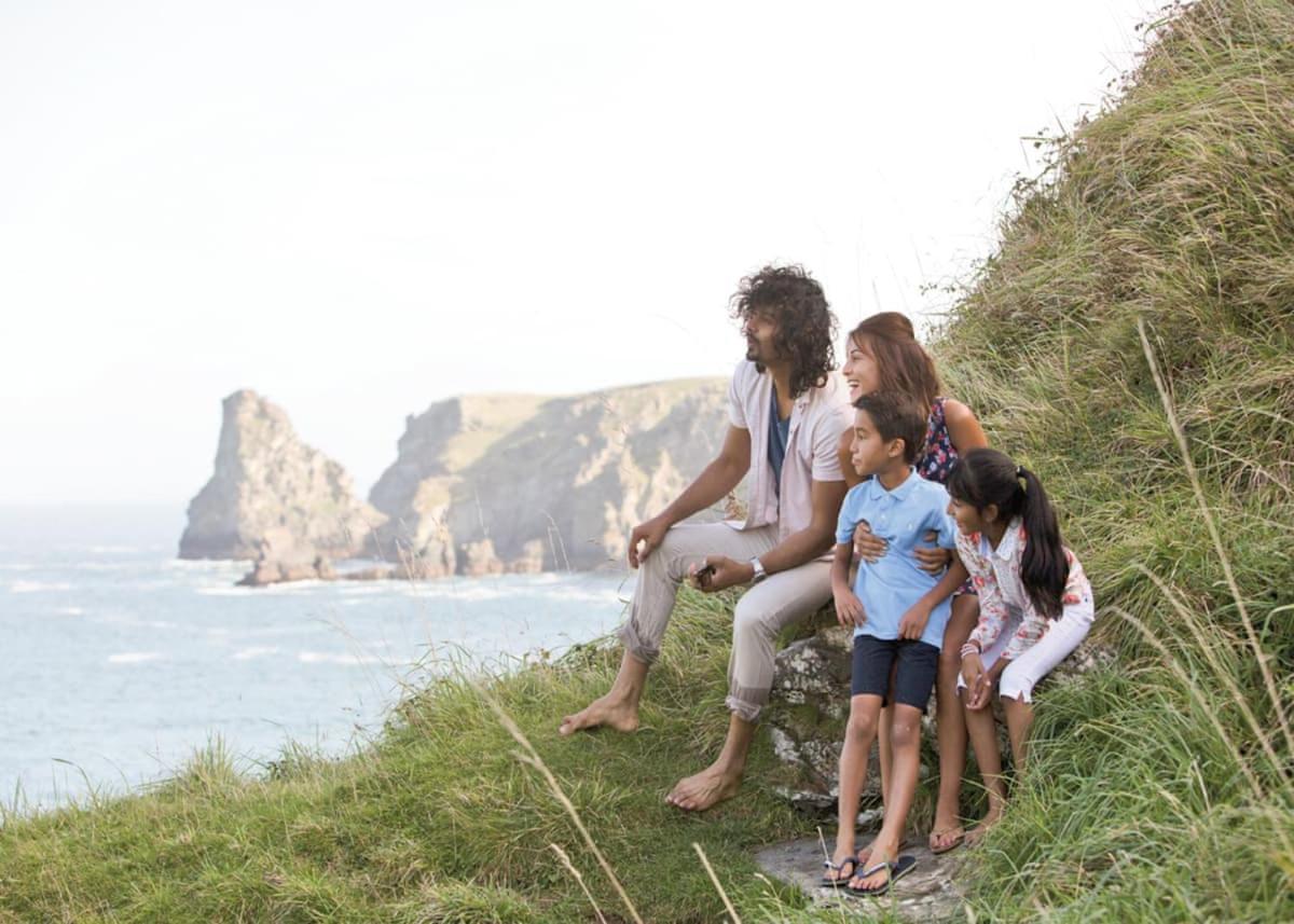 Bossiney Bay Cottages ティンタジェル エクステリア 写真